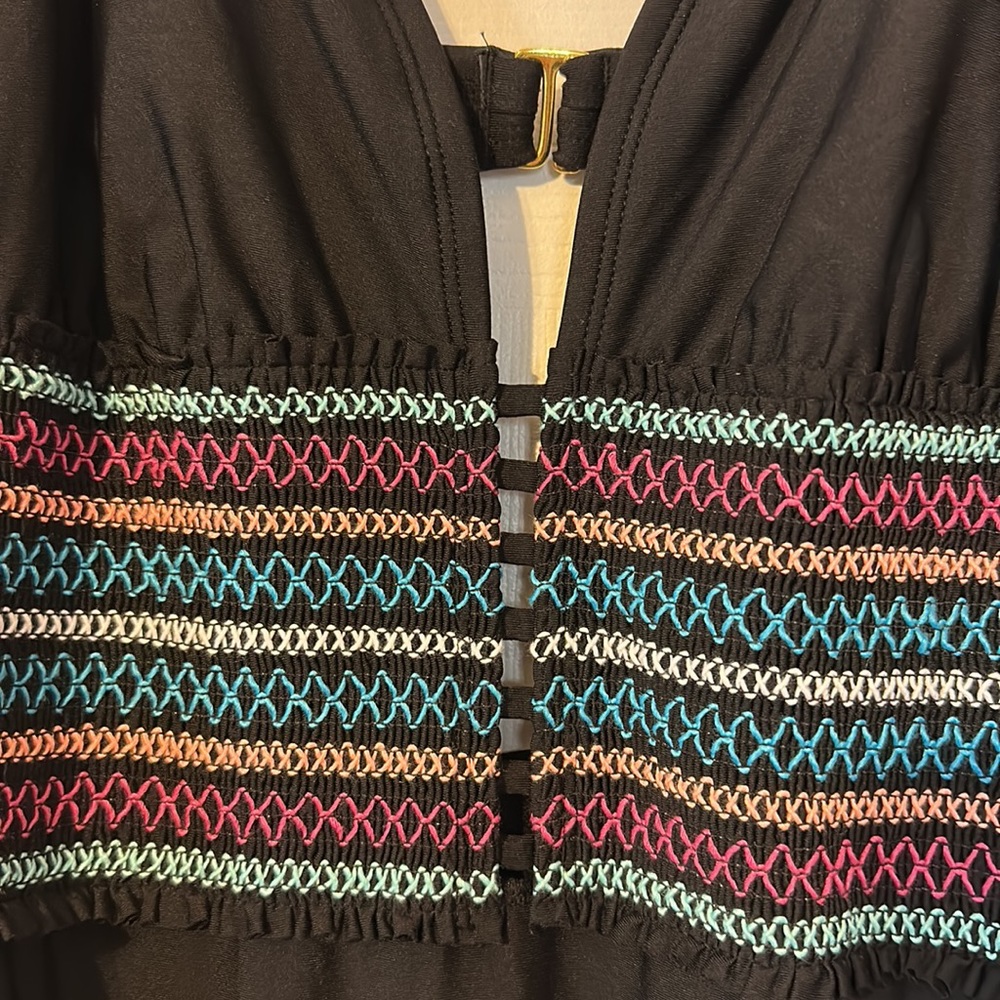 Apt 9, Black & Multi-Colored, Large, Like New. - image 3